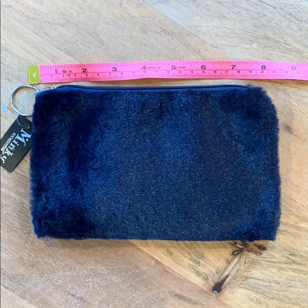 Faux Fur Key Chain Pouch + accessory